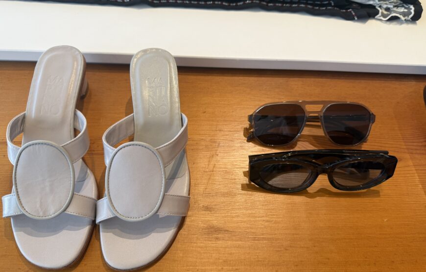 shoes and sunnies