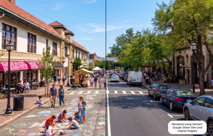 Church Street - Car Free - Rendering
