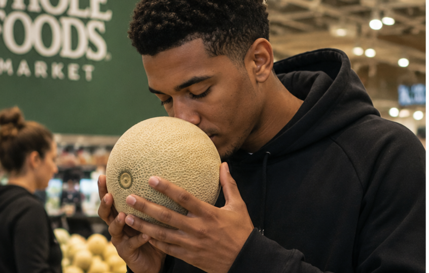 AI Generated Jude Bellingham at Whole Foods