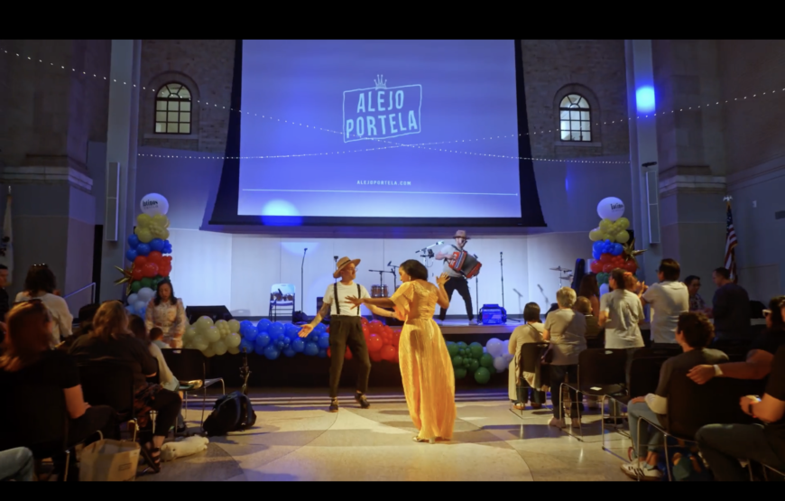 Live performance at the Latinos of Montclair Latino Heritage Celebration at the Montclair Art Museum