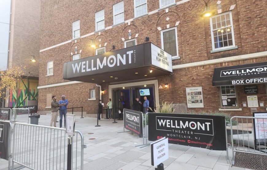Exterior of the Wellmont Theater in Montclair, N.J., at 5 Seymour Street